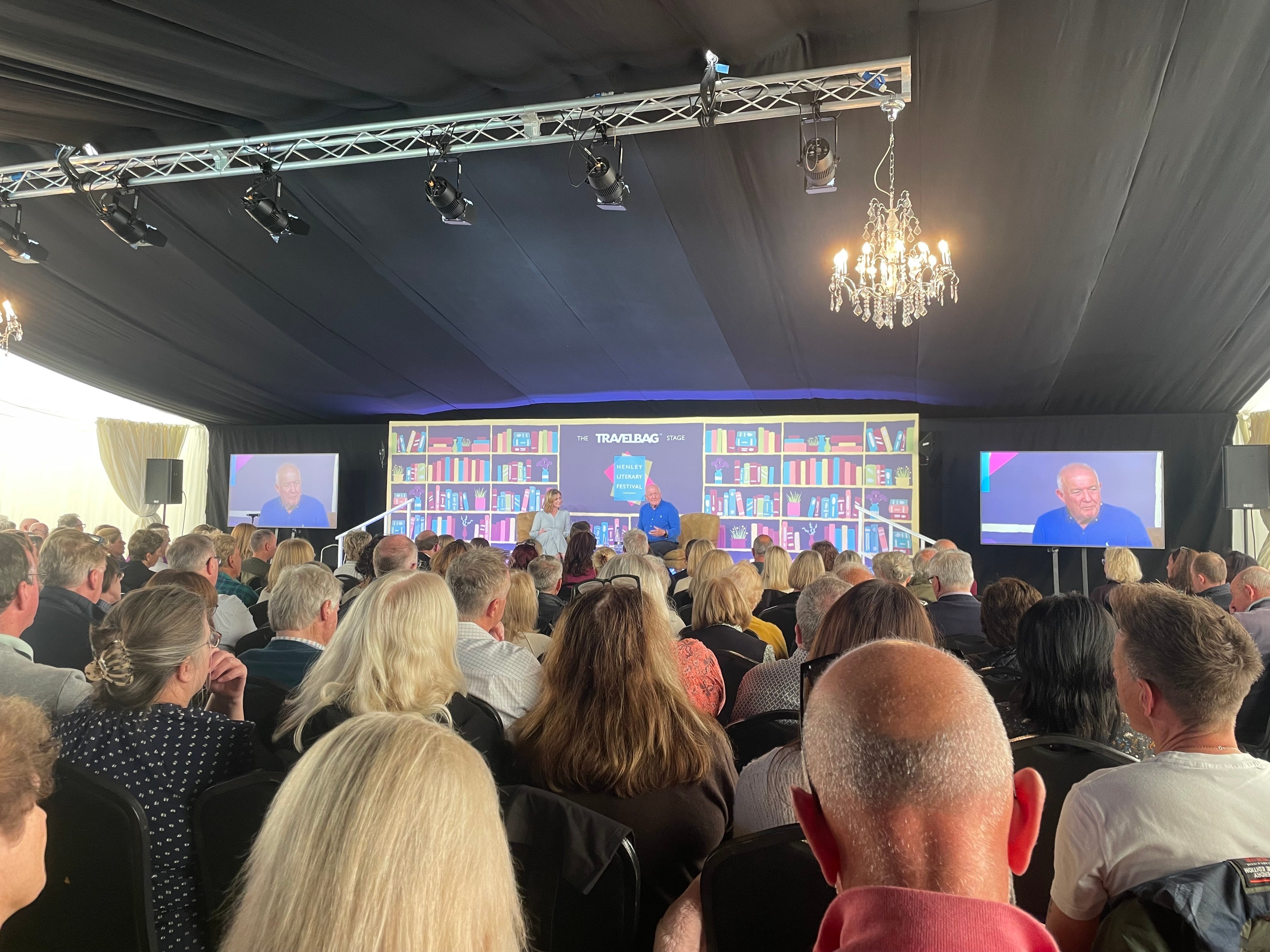 The chef and restaurateur discussed his businesses and the evolution of British cuisine during a wide-ranging talk at a sold-out event at the Henley Literary Festival.