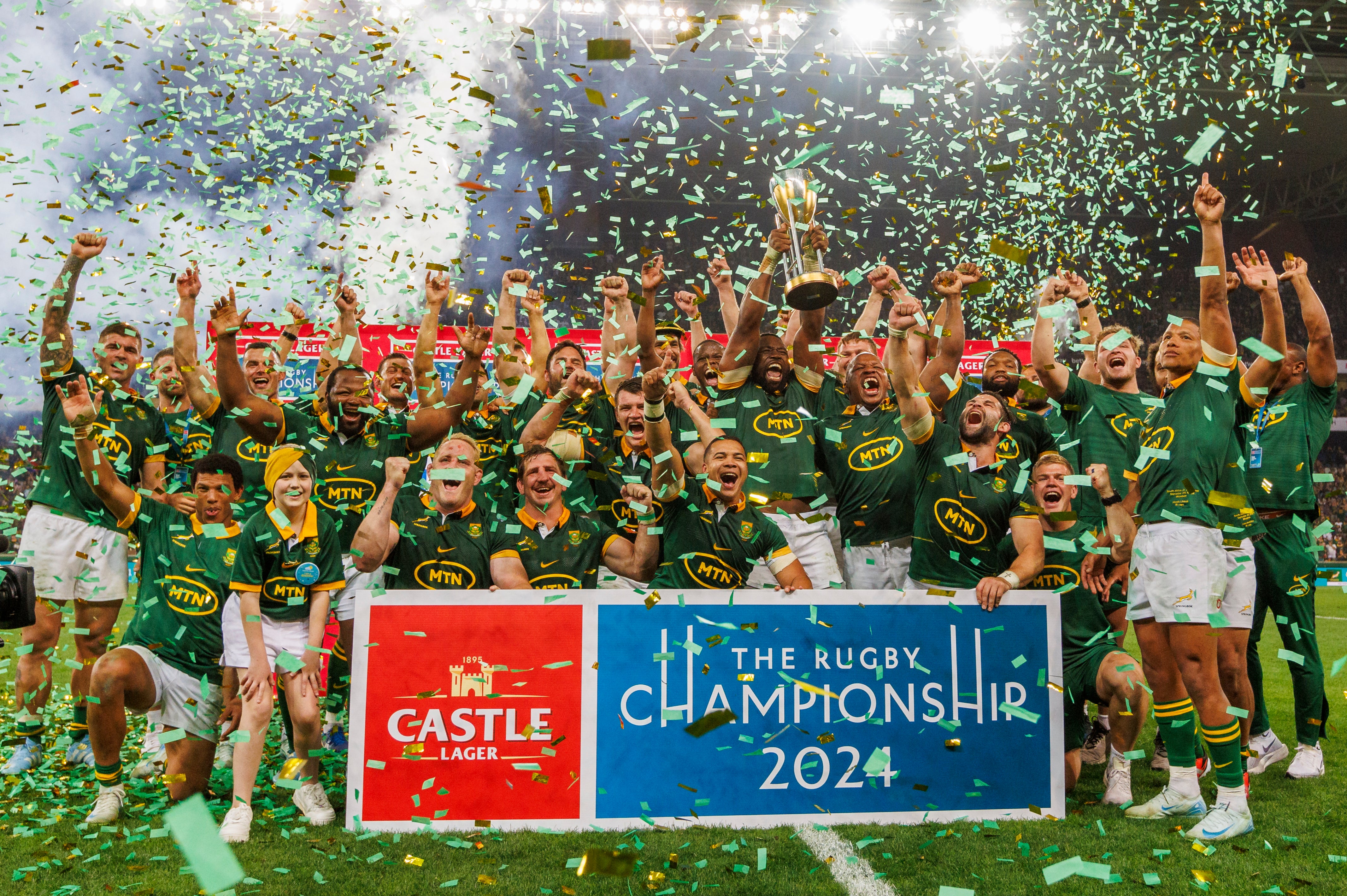 South Africa claimed a first Rugby Championship crown since 2019