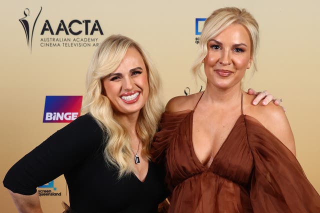 <p>Rebel Wilson, left, pictured with her wife, Ramona Agruma, has spoken about losing her virginity at 35: ‘You obviously don’t have to wait until you’re in your thirties like me, but you shouldn’t feel pressure as a young person’</p>