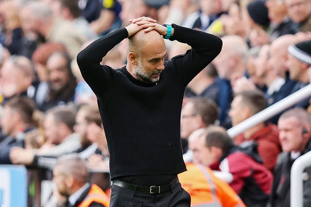 <p>Pep Guardiola has plenty to think about early in the season </p>