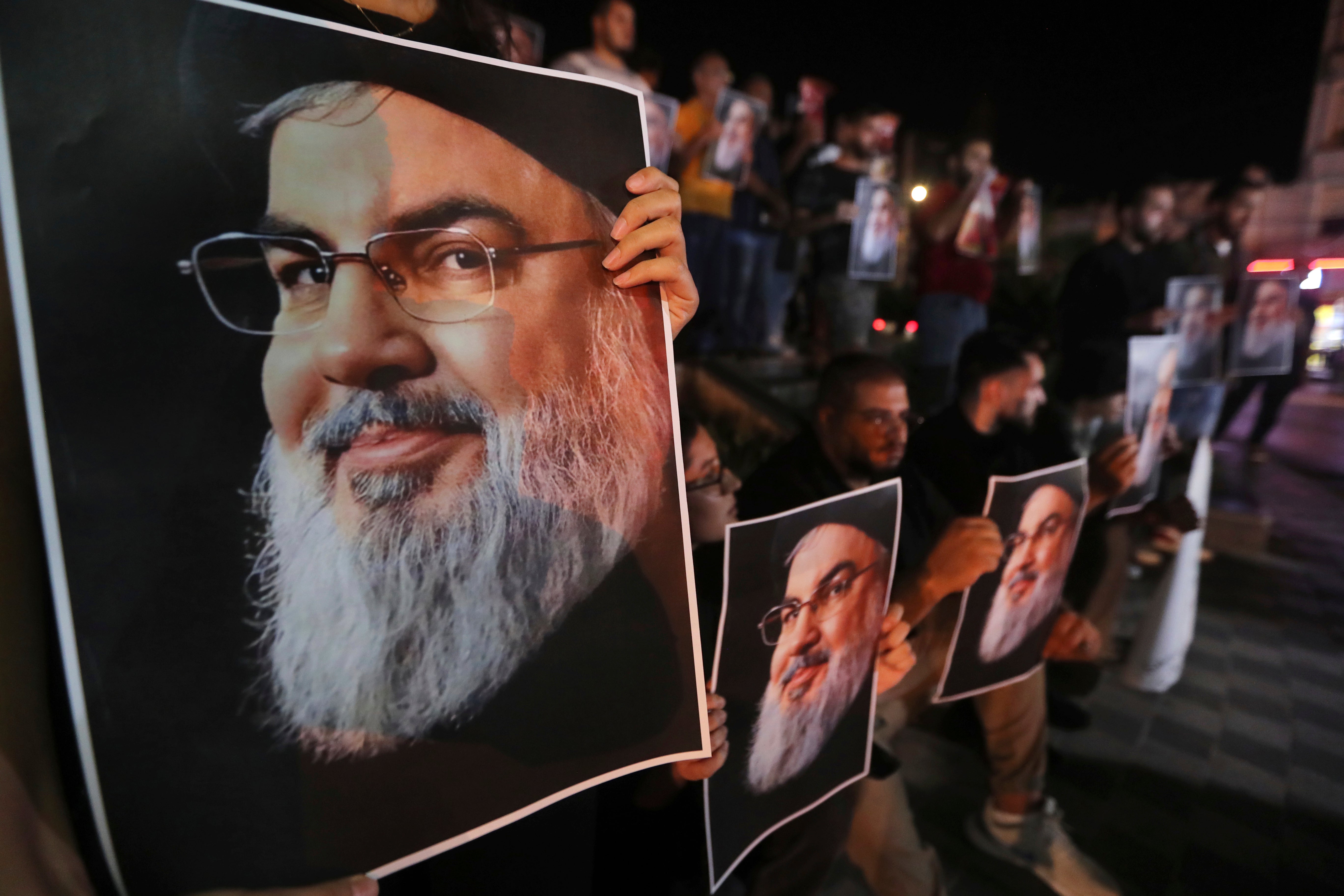 Hezbollah leader Hassan Nasrallah was killed in an Israeli airstrike on Friday, prompting fears the conflict could escalate into a regional war (Mohammed Zaatari/AP)