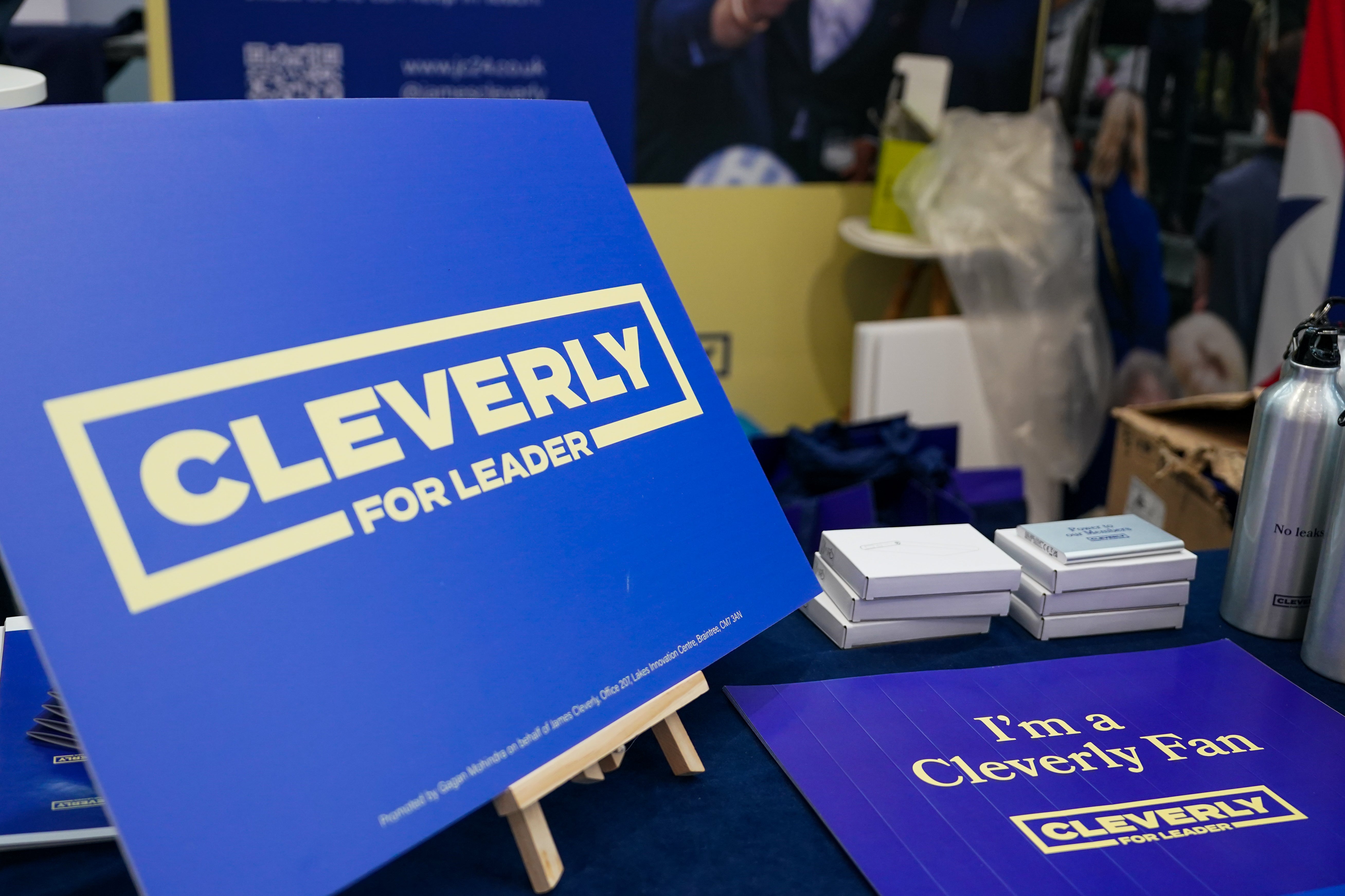 Campaign merchandise for James Cleverly