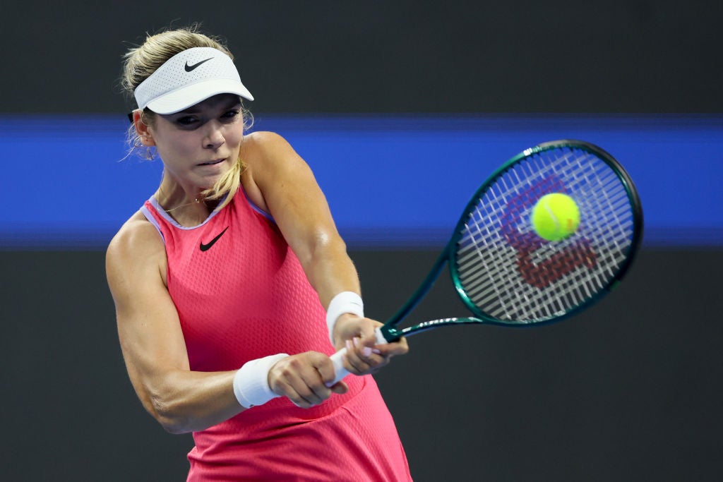 Katie Boulter was defeated in the third round of the China Open