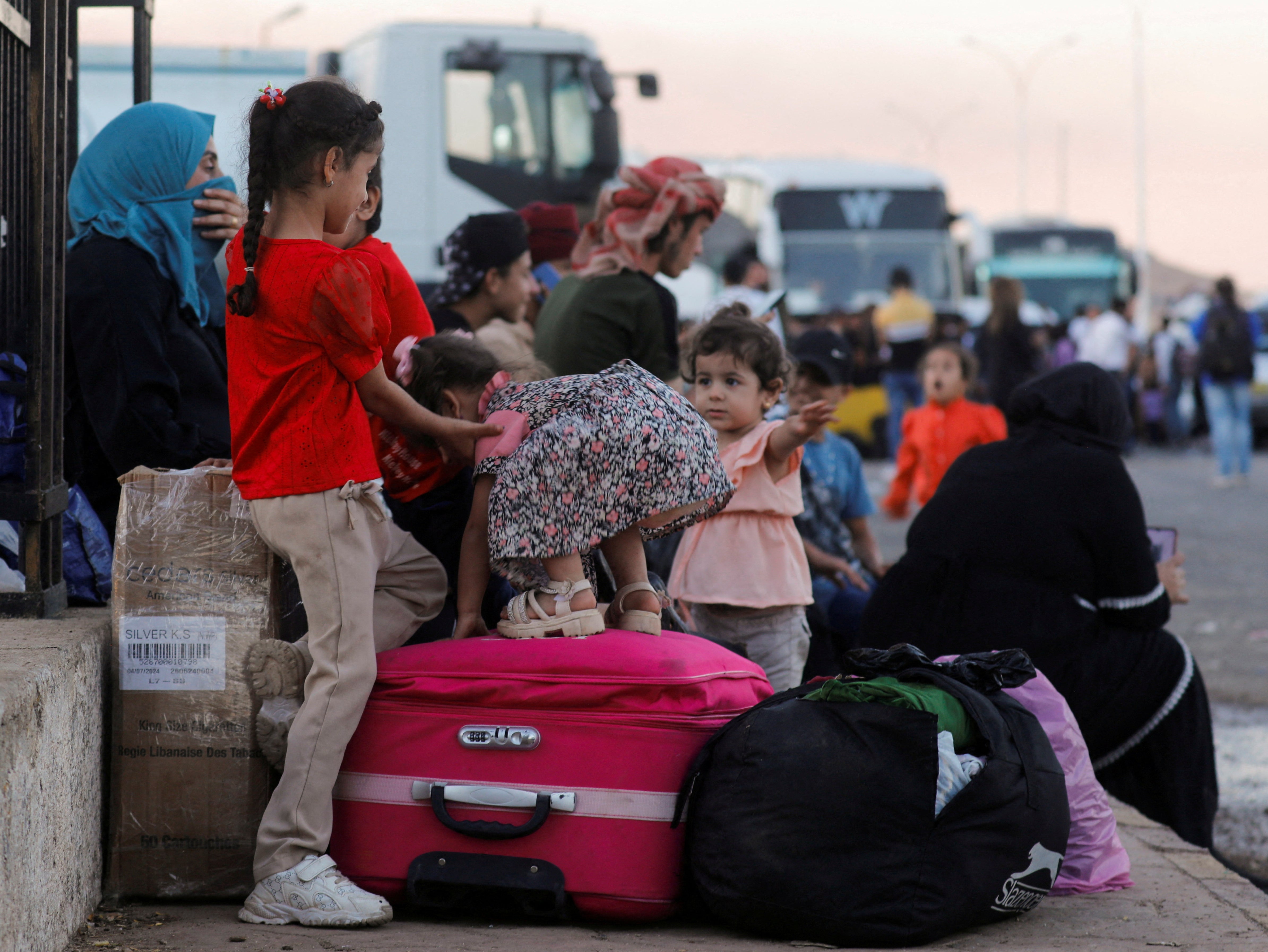 Syrians who were living in Lebanon are returning to Syria