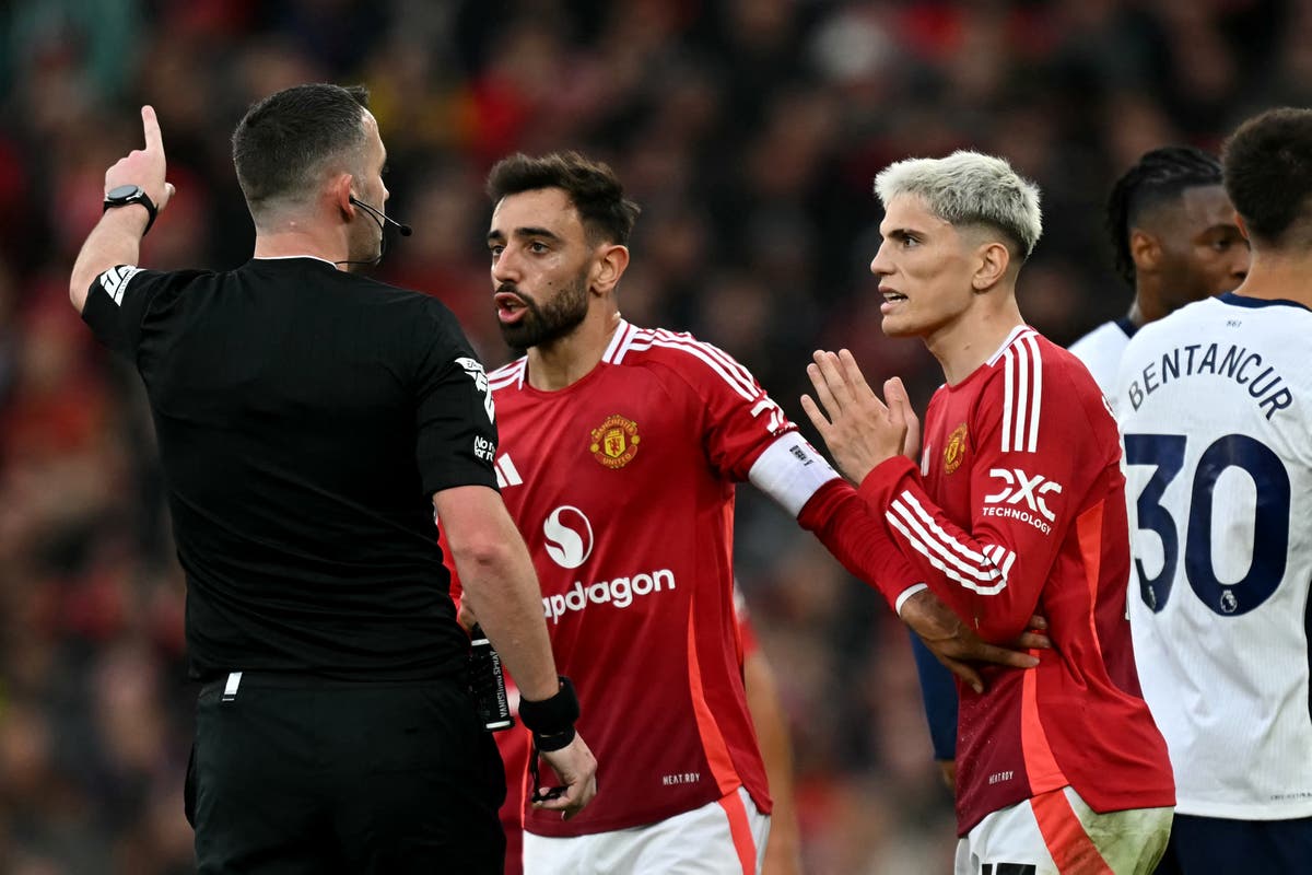 Bruno Fernandes apologises to Man United teammates - but insists his tackle was ‘never a red card’