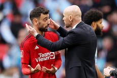 Bruno Fernandes’s new low is a symbol of Erik ten Hag’s collapsing Man Utd regime