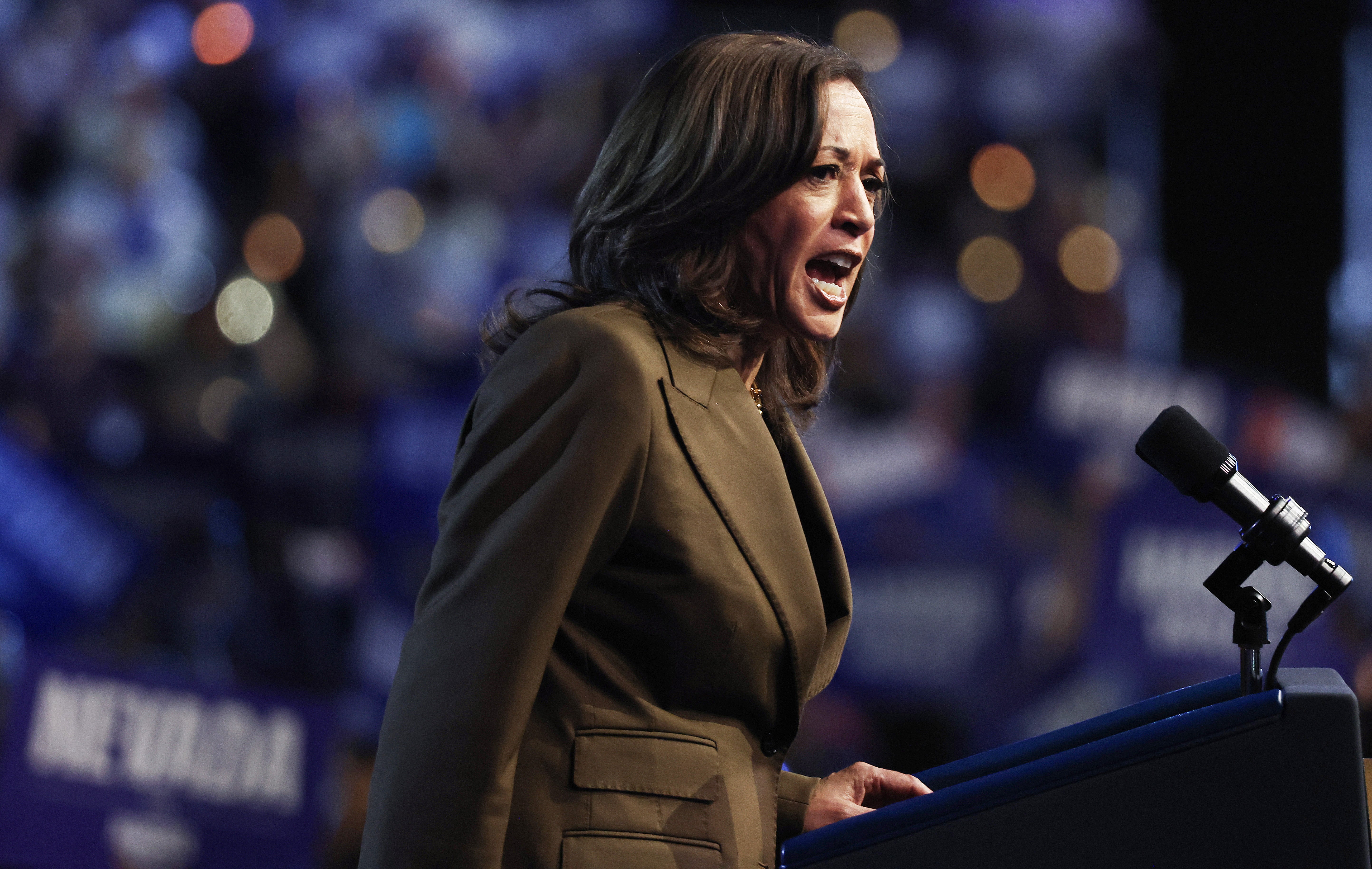 Democratic Presidential Candidate Vice President Harris Campaigns In Las Vegas