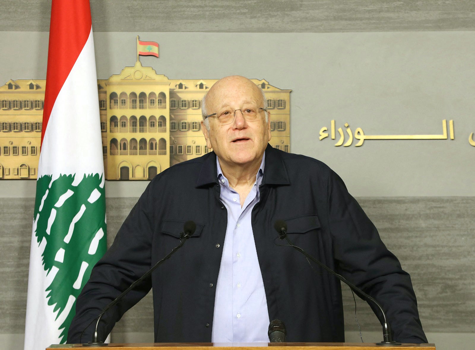 Lebanon’s caretaker prime minister Najib Mikati said Lebanon was in need of a ceasefire