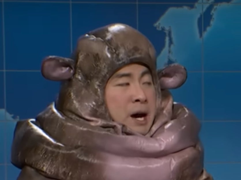 ‘SNL’s Bowen Yang referenced Chappell Roan while dressed as Moo Deng