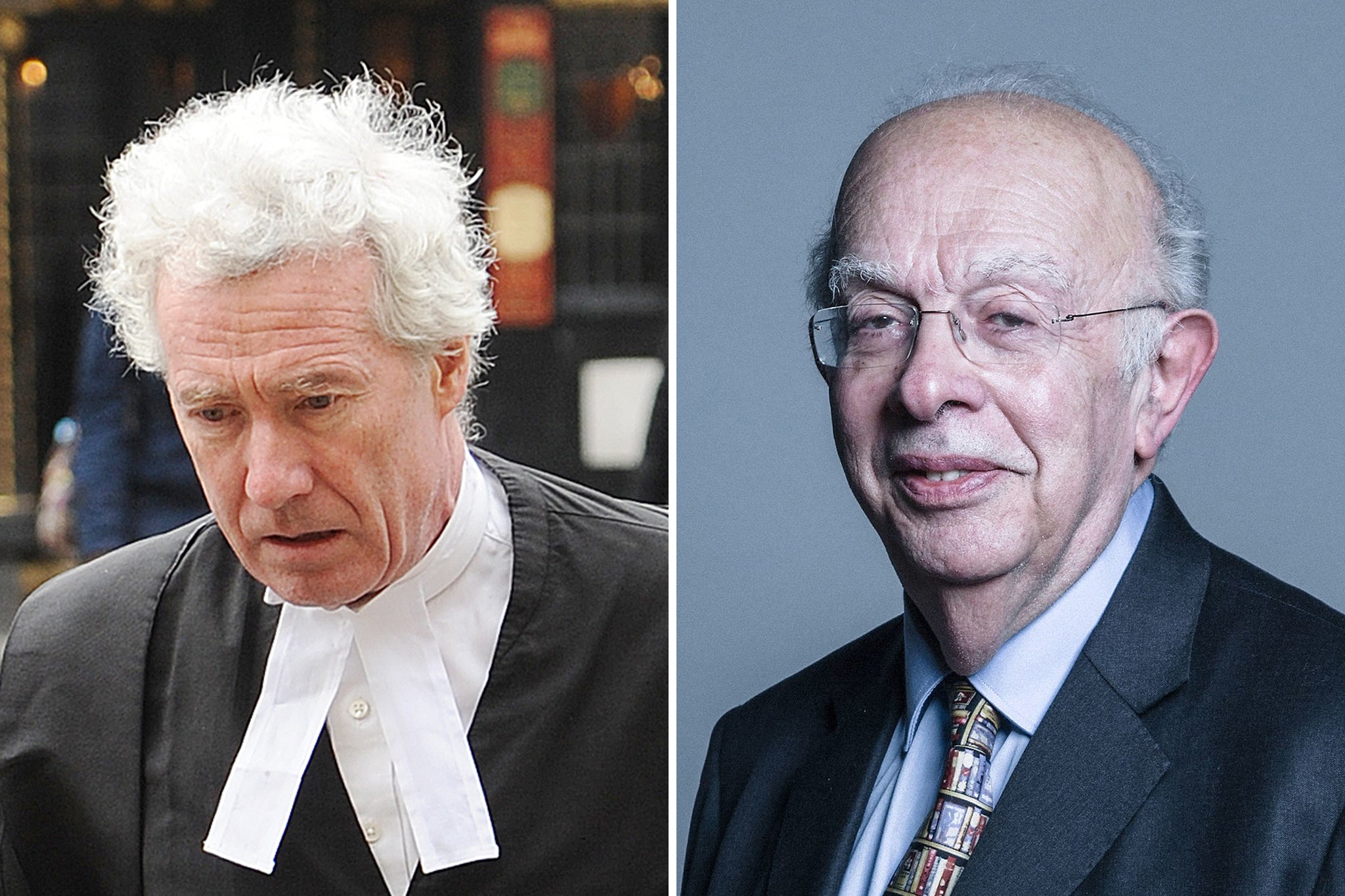 Lord Sumption (left) and Lord Collins resigned from the court in June over the ‘political situation’ in Hong Kong