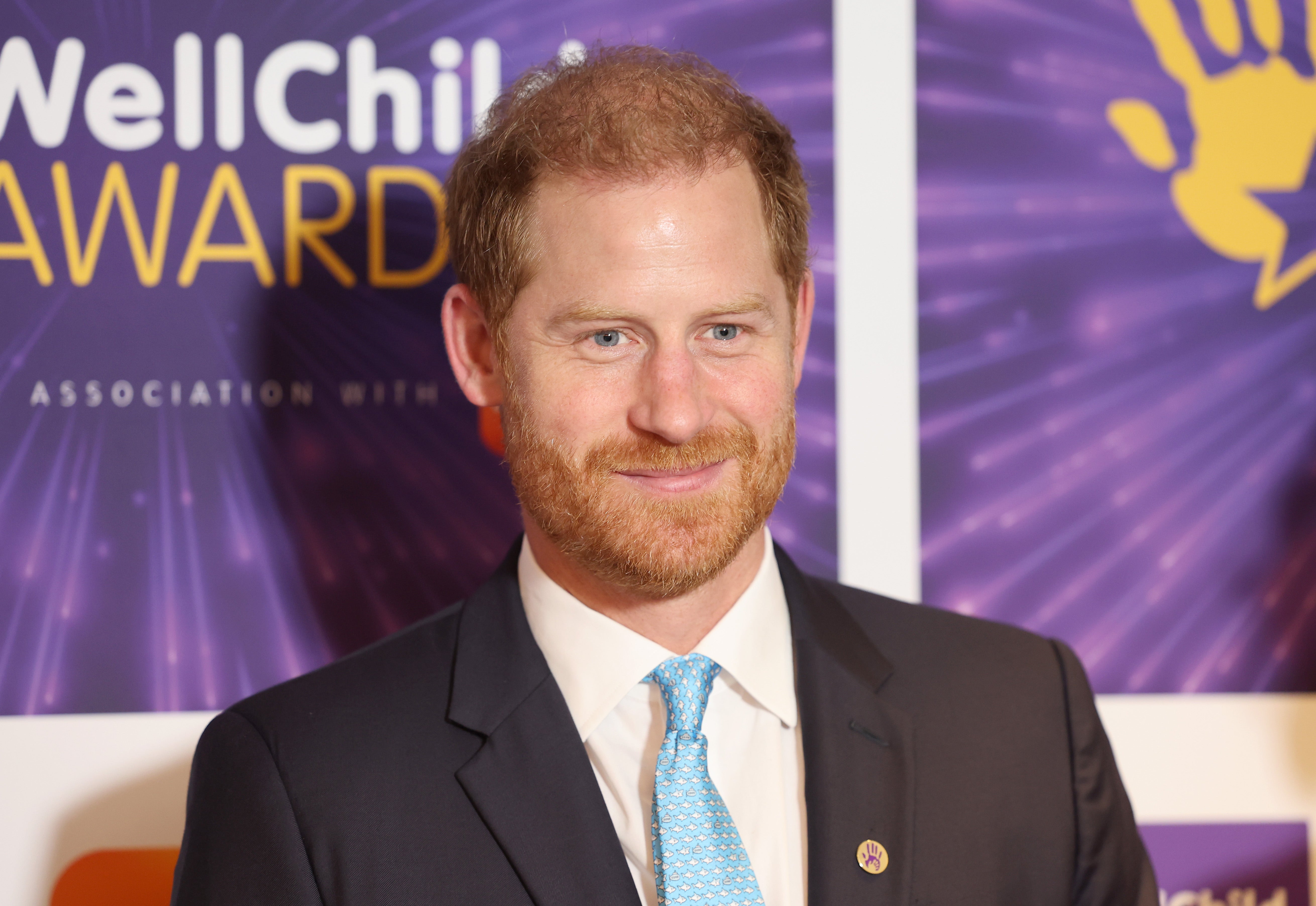 The Duke of Sussex at the WellChild Awards last week.