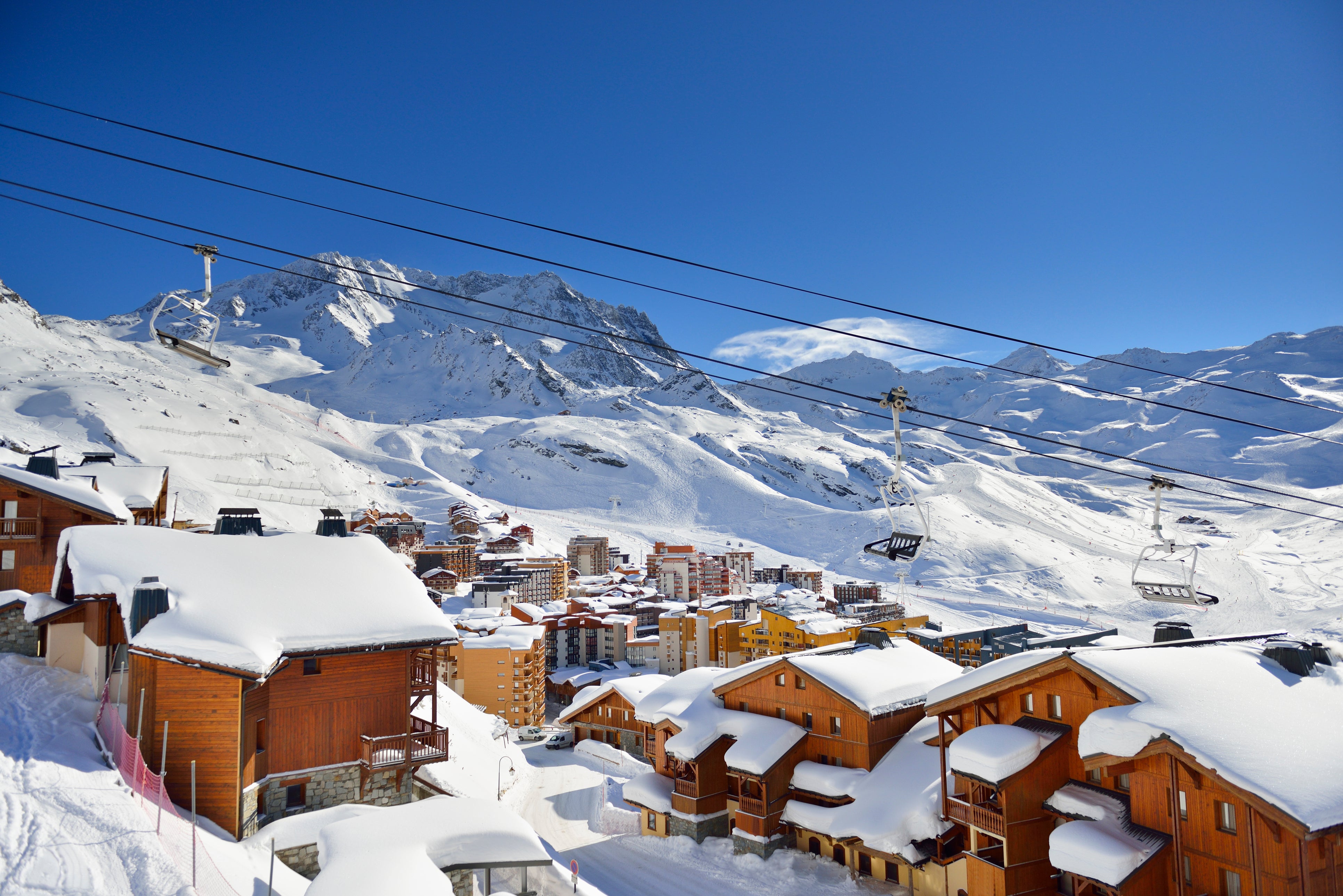 For snow on the slopes, visit Val Thorens