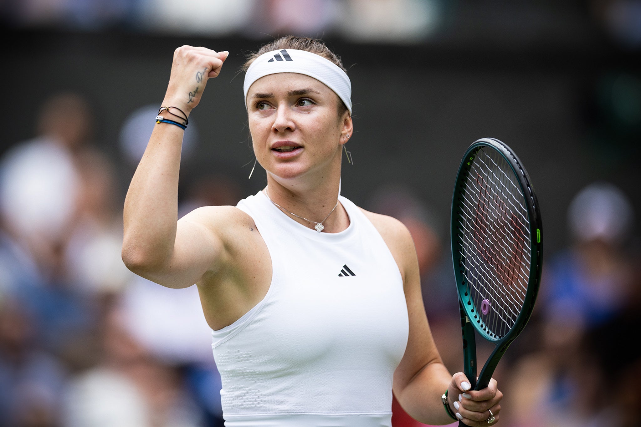 Elina Svitolina reached the singles quarter-finals of Wimbledon this year