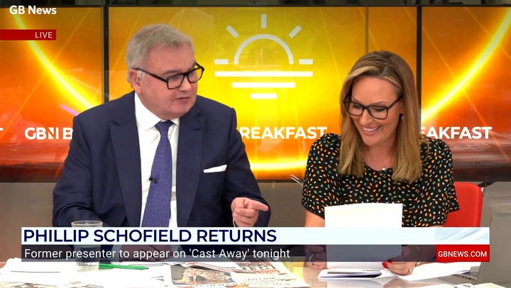 <p>Eamonn Holmes says he’s ‘very proud’ to have thrown Phillip Schofield under bus during live on-air rant</p>