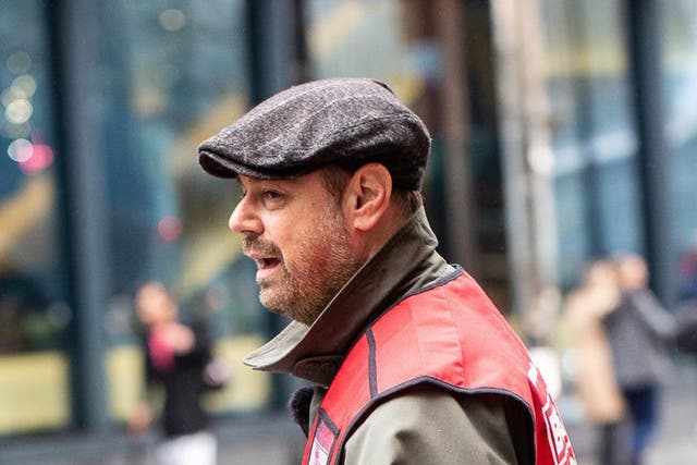 Danny Dyer sells the Big Issue (Gemma Day/The Big Issue/PA)