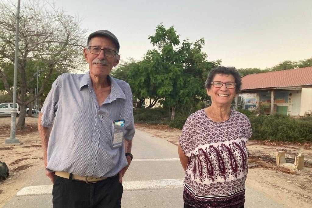 Sharone Lifschitz’s parents Oded and Yocheved (Sharone Lifschitz/PA)