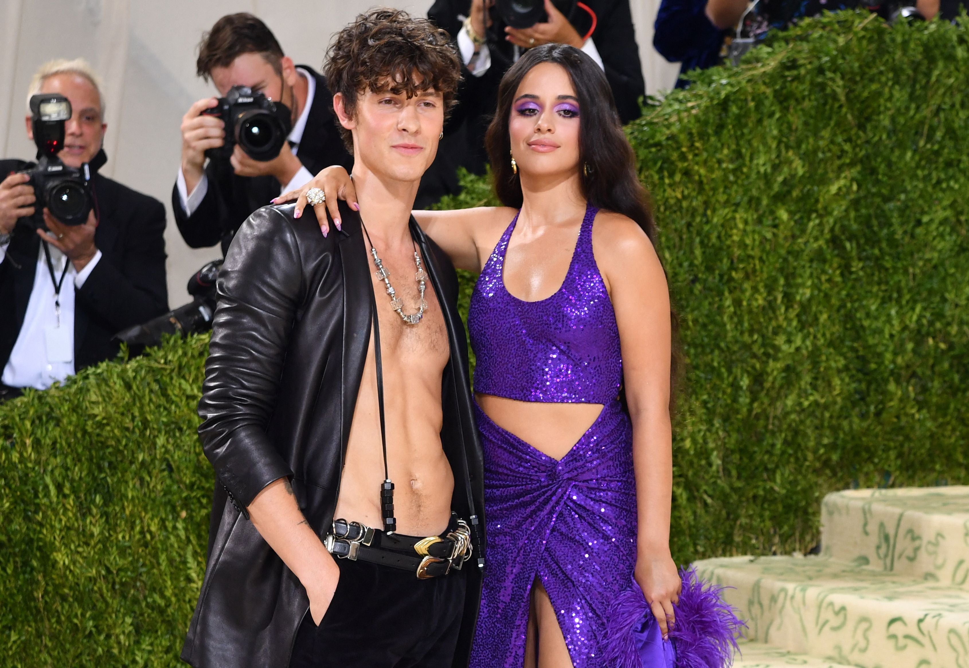 Shawn Mendes and Camila Cabello in 2021