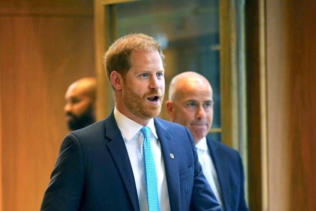 The Duke of Sussex, patron of WellChild, arrives for the annual WellChild Awards (Yui Mok/PA)