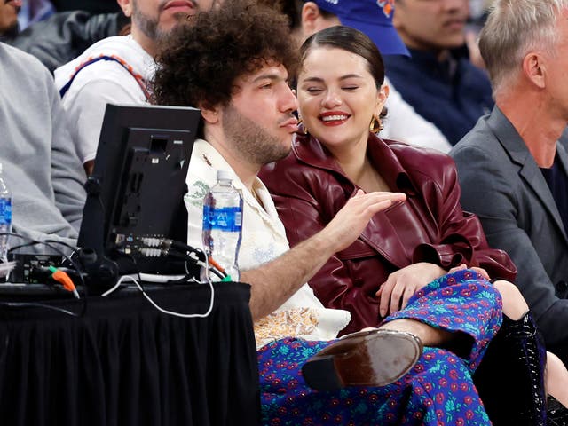 <p>Selena Gomez and Benny Blanco in 2024 </p>