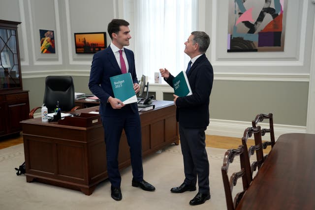 Finance Minister Jack Chambers and Minister for Public Expenditure Paschal Donohoe (PA)