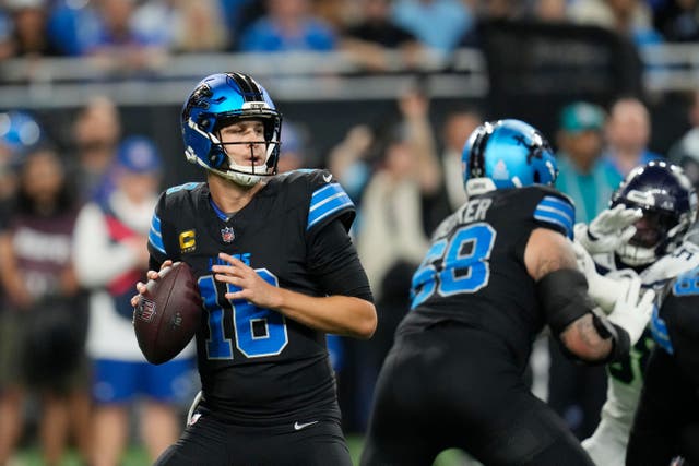 Detroit Lions quarterback Jared Goff (Paul Sancya/AP)