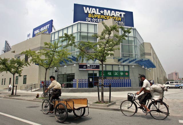 <p>File: A Walmart store in Shanghai, China</p>