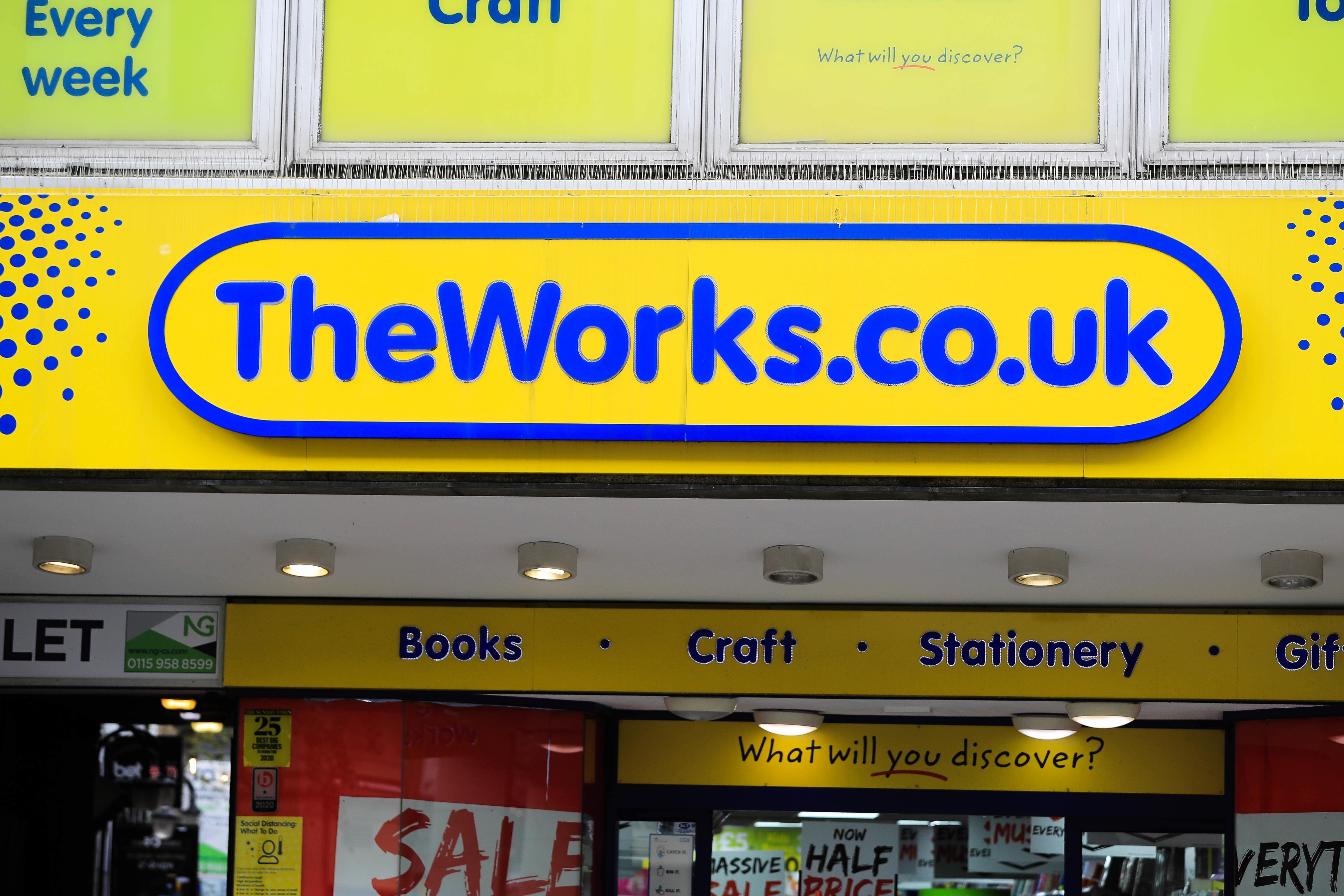 Retailer The Works has revealed tumbling annual profits after sales and cost woes, but said it is on track to return to earnings growth over the year ahead (Mike Egerton/PA)