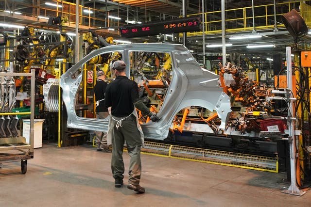 Manufacturers cited uncertainty about the upcoming October Budget as a cause for pessimism (Owen Humphreys/PA)