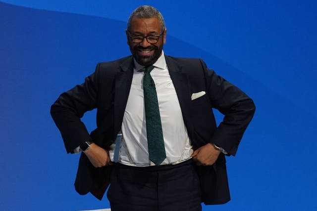 Tory leadership candidate James Cleverly made the comments last December (Jacob King/PA)