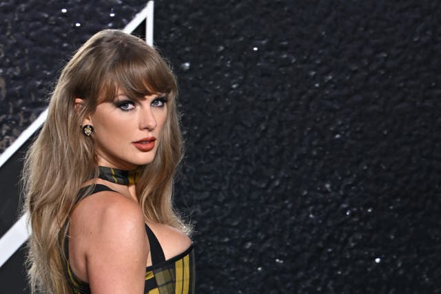 Taylor Swift at the MTV Video Music Awards (Doug Peters/PA)