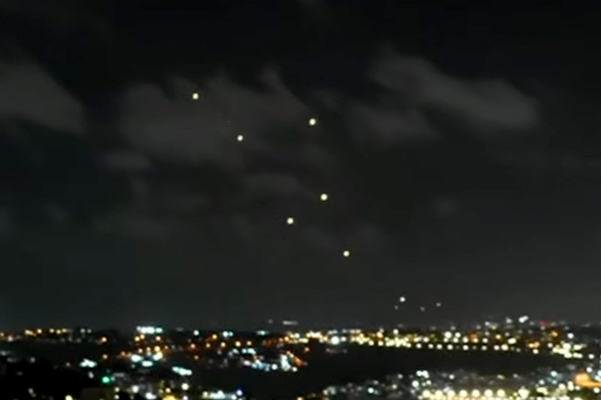 Missiles over Tel Aviv