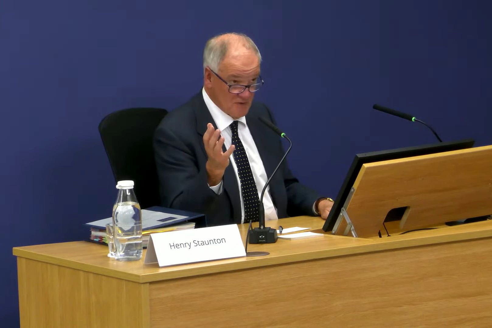 Henry Staunton gave evidence to the Horizon IT inquiry on Tuesday (Post Office Horizon IT Inquiry/PA)