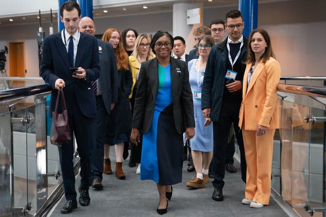 Tory leadership candidate Kemi Badenoch (PA)