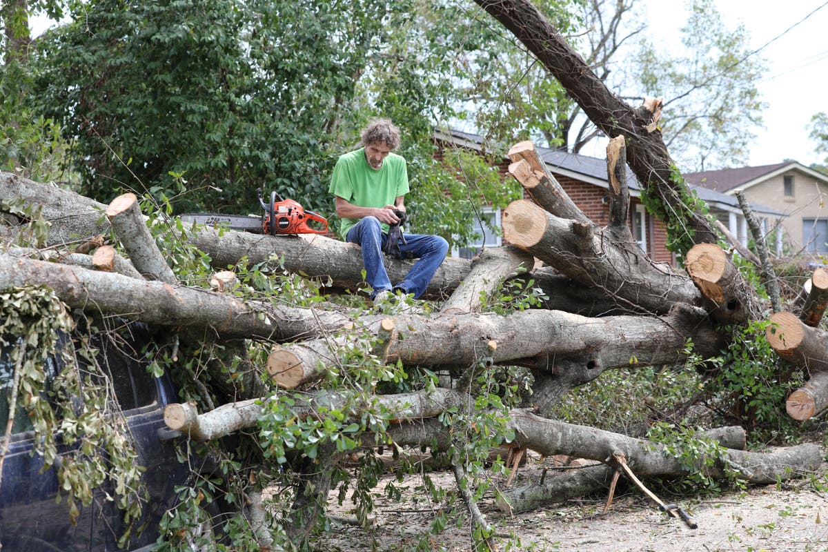 Days after Hurricane Helene a powerless mess remains in the Southeast