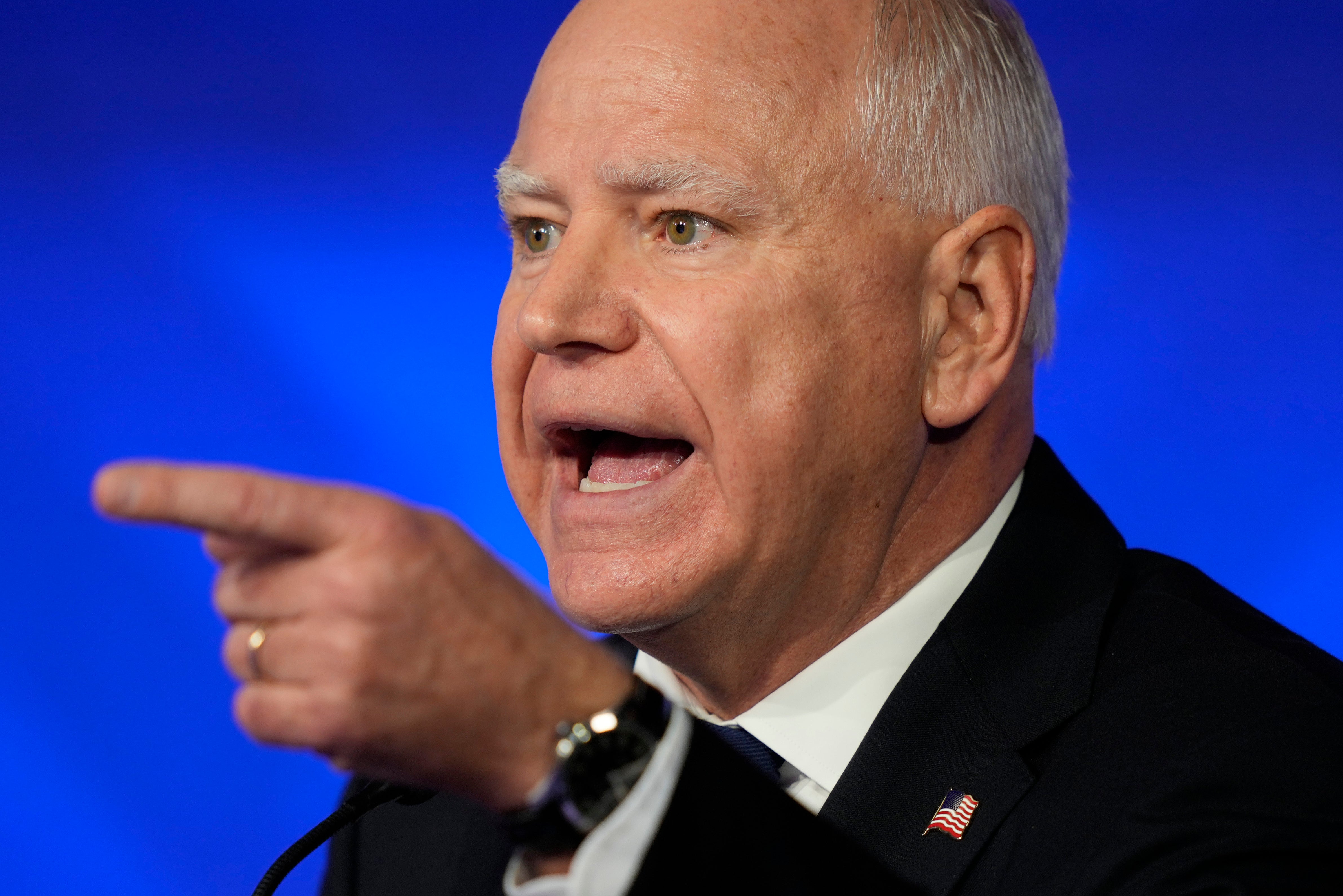 Tim Walz slammed Vance during the vice presidential debate over his refusal to answer the question