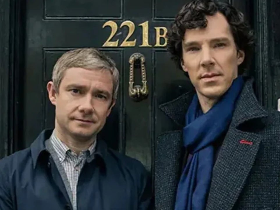 Martin Freeman and Benedict Cumberbatch in 'Sherlock'