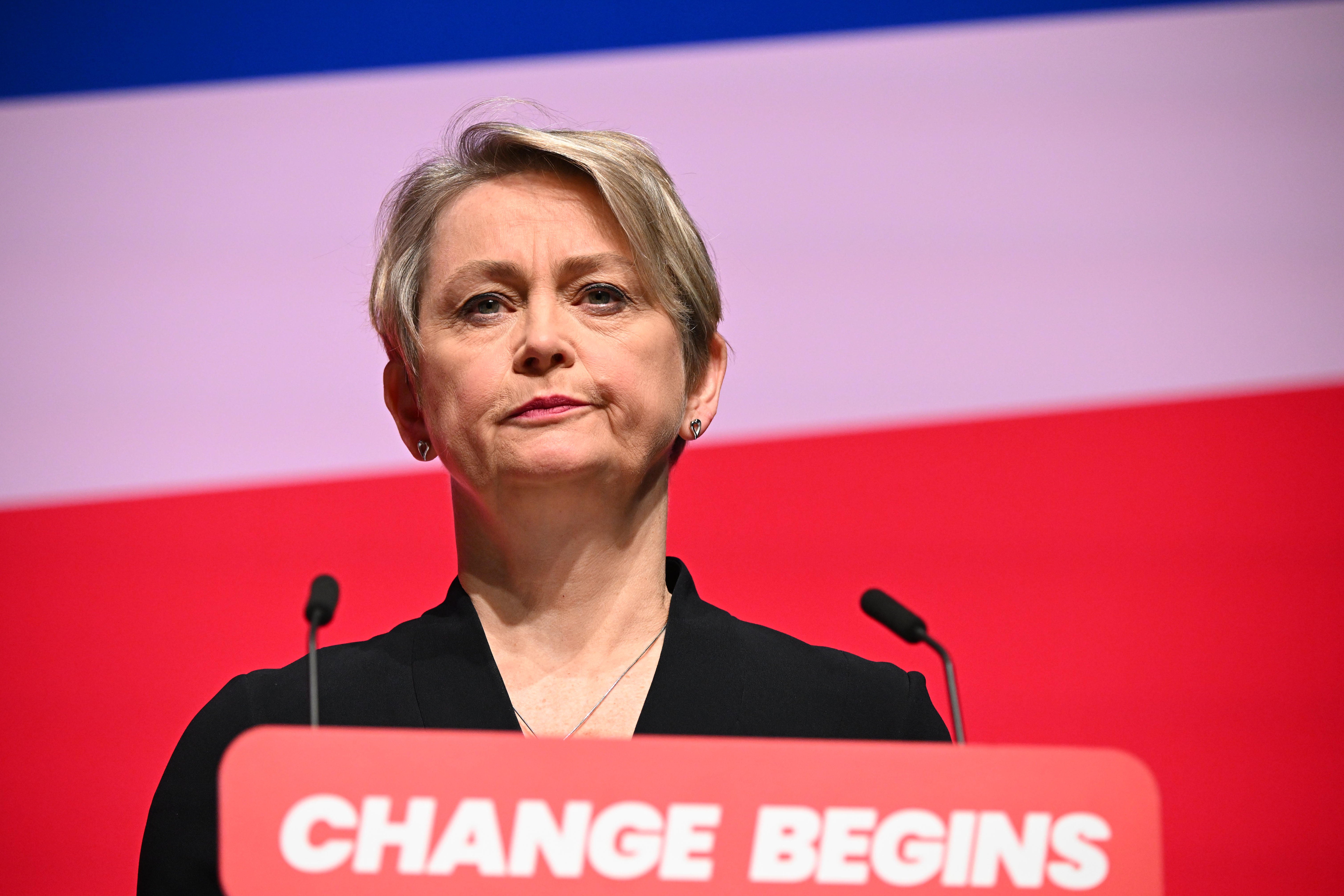 Yvette Cooper said that when she took office she discovered an asylum system like the “Hotel California”.