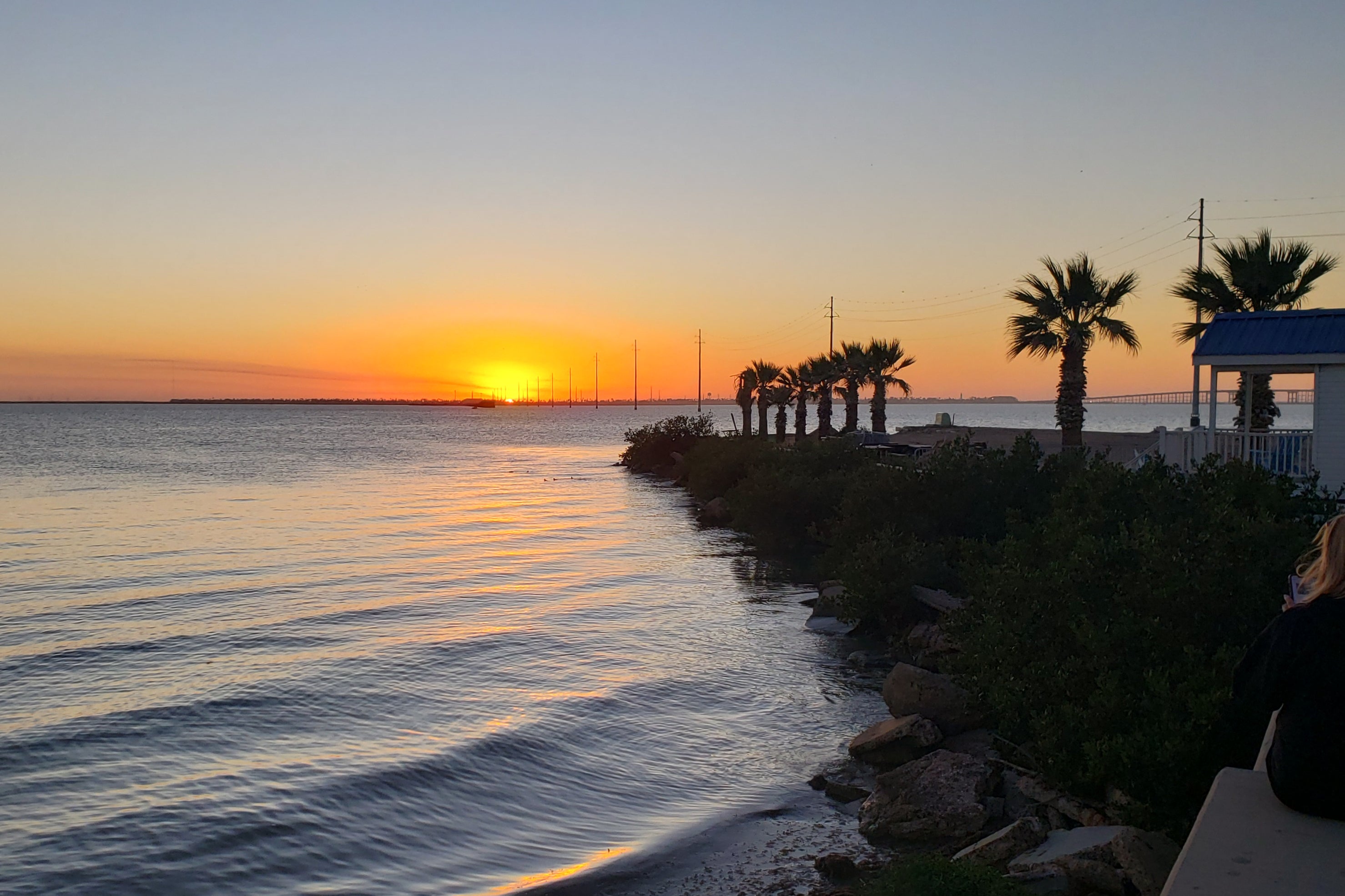 A ilha de South Padre se estende por 19 quilômetros, do Parque Isla Blanca à Sea Shell Beach