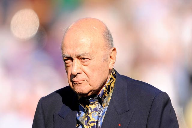 Mohamed Al Fayed died last year aged 94 (Kevin Quigley/PA)