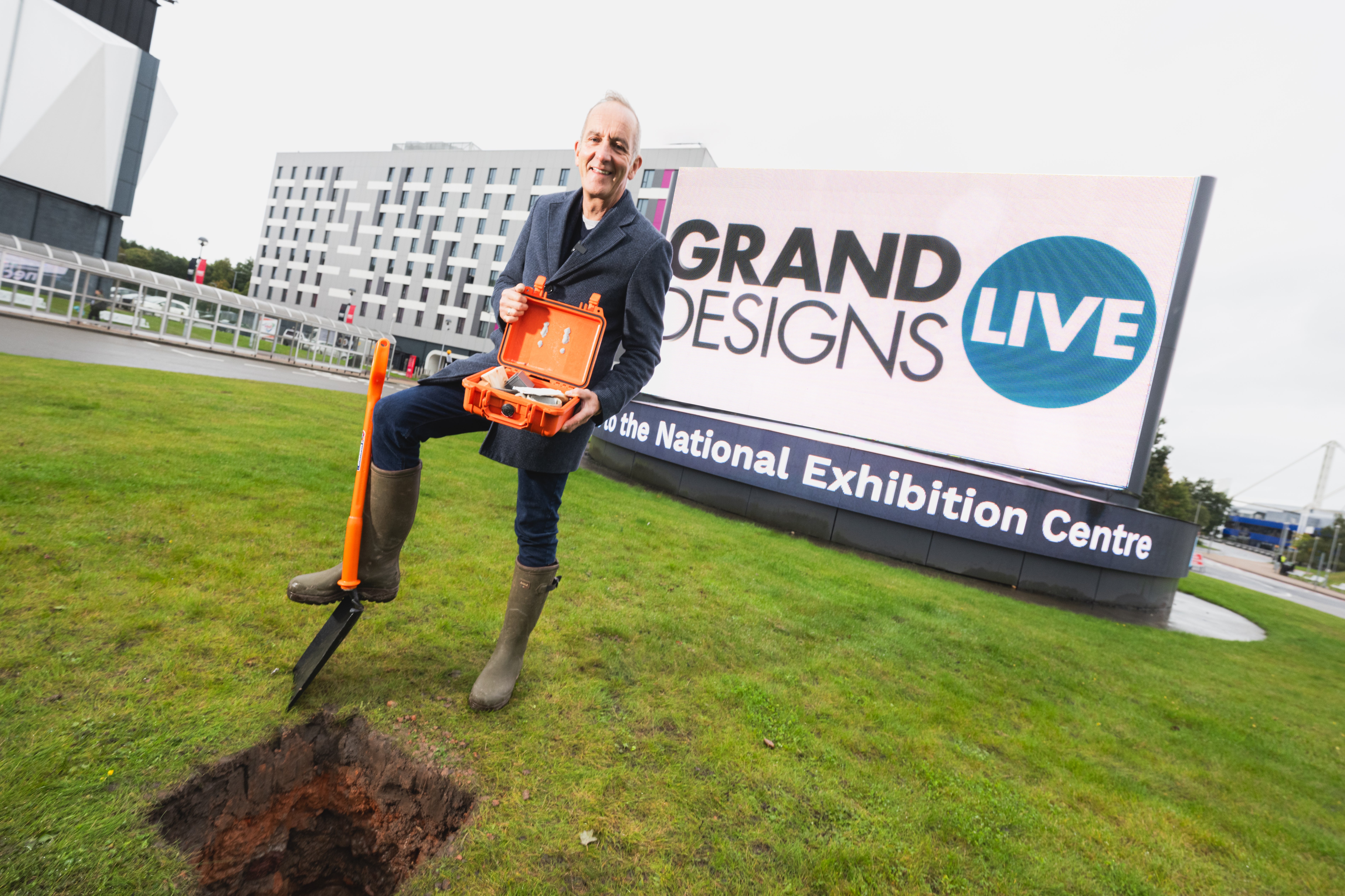 Kevin McCloud is bringing a time capsule to Grand Designs Live to showcase incredible developments over the past 25 years.