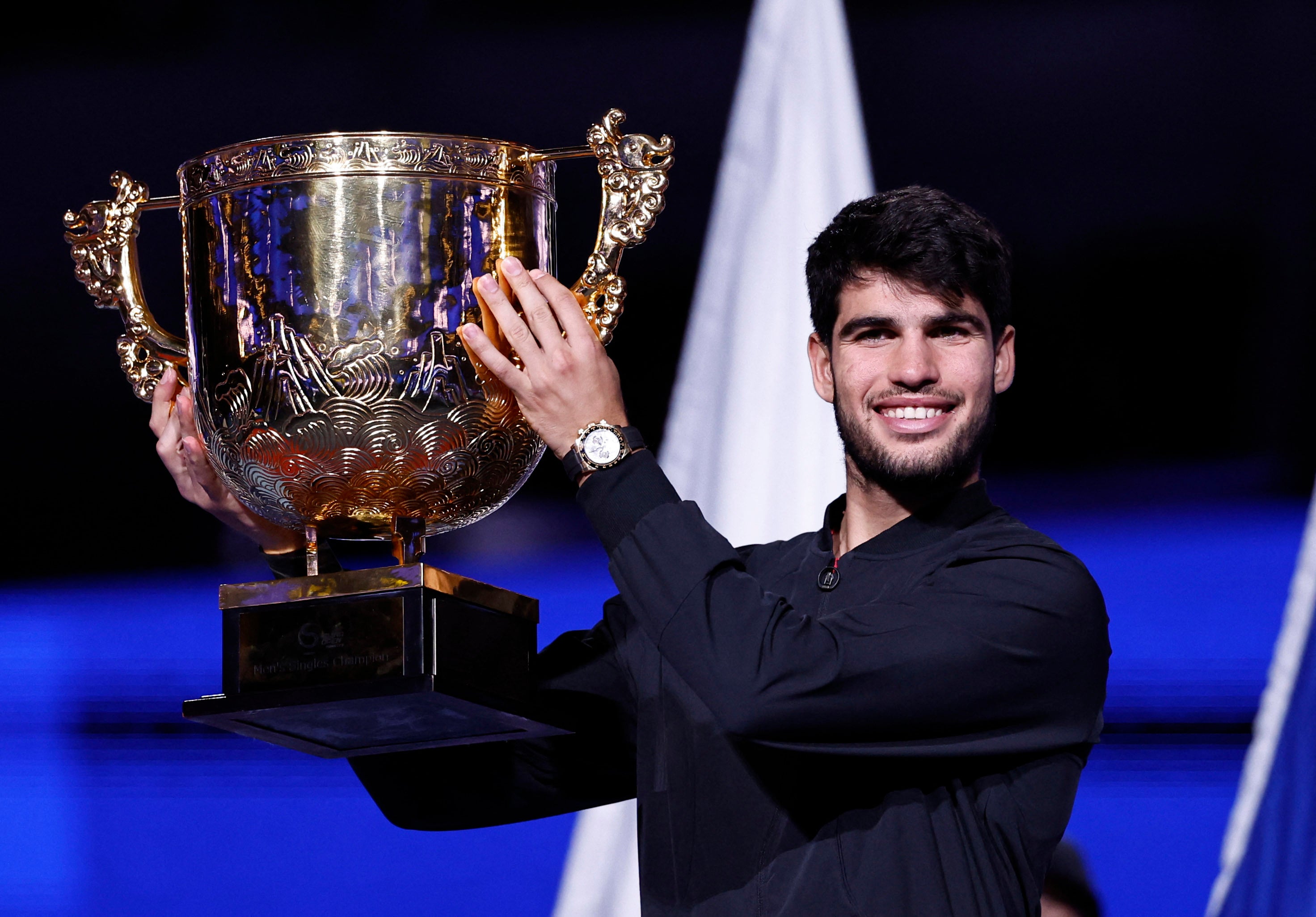 Carlos Alcaraz triumphed in Beijing