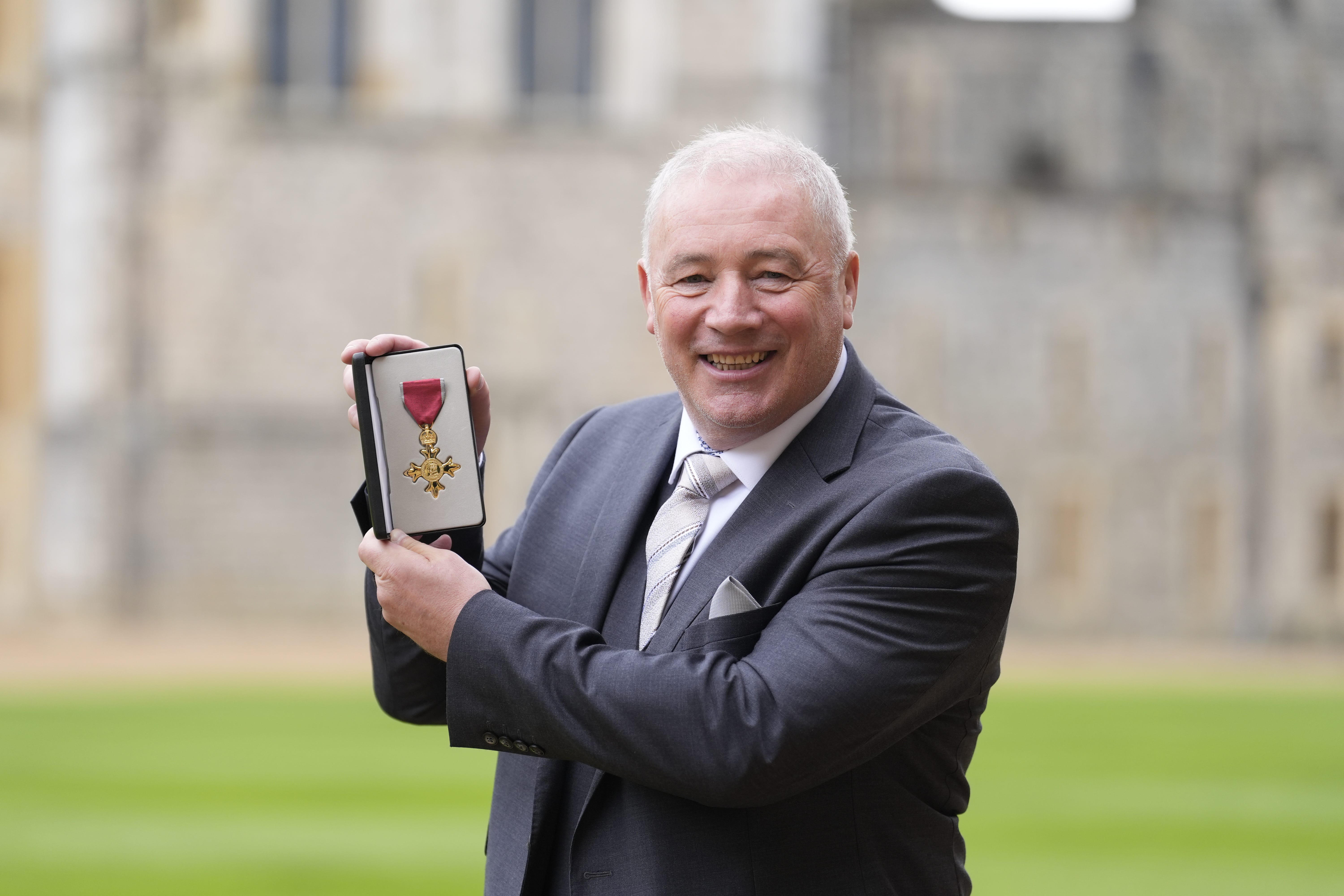 Former Scotland football star Ally McCoist said being made an OBE was the highlight of his career (Andrew Matthews/PA)