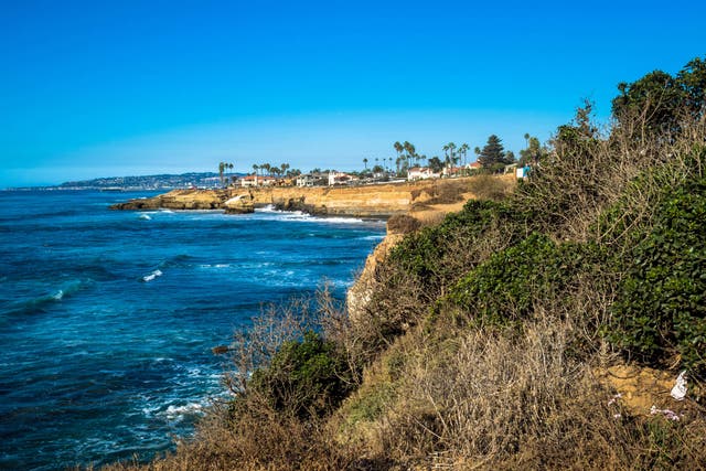 Sunset Cliffs in San Diego, California, in 2017 (Carrie Thompson/Alamy)