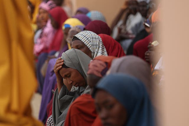 <p>Women who left home thanks to violence take refuge in Nigeria</p>