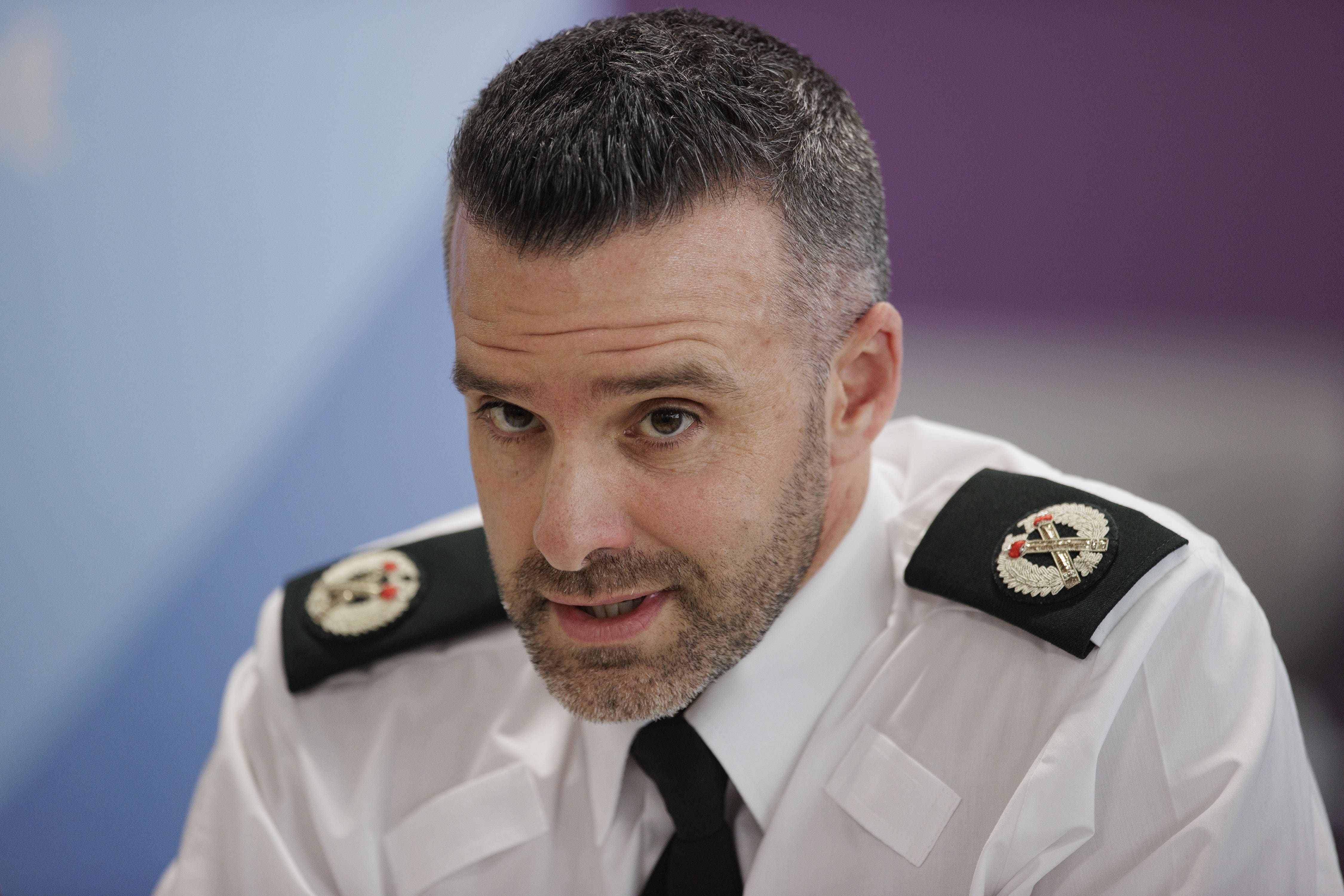 PSNI Assistant Chief Constable Bobby Singleton during a meeting of the Policing Board in Belfast. Picture date: Thursday May 2, 2024.