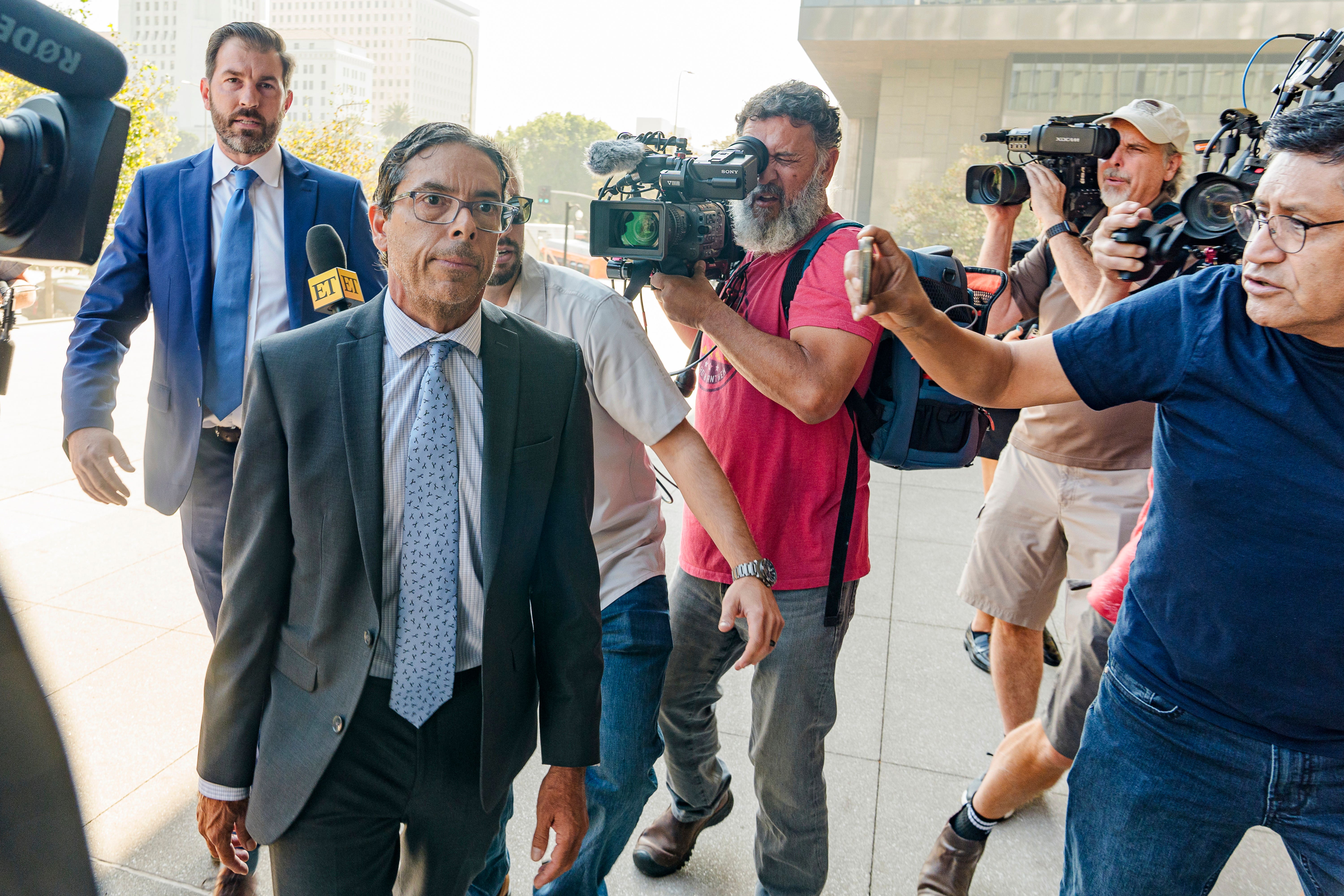 Dr Mark Chavez, a physician from San Diego (Damian Dovarganes/AP)