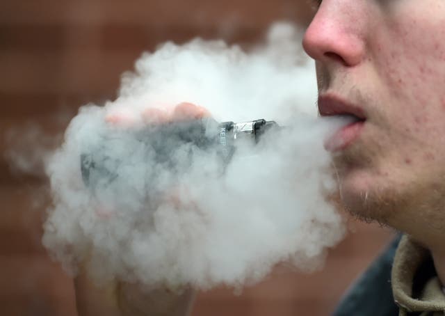 <p>A new study suggests the number of people vaping in England who have never regularly smoked has increased sharply </p>