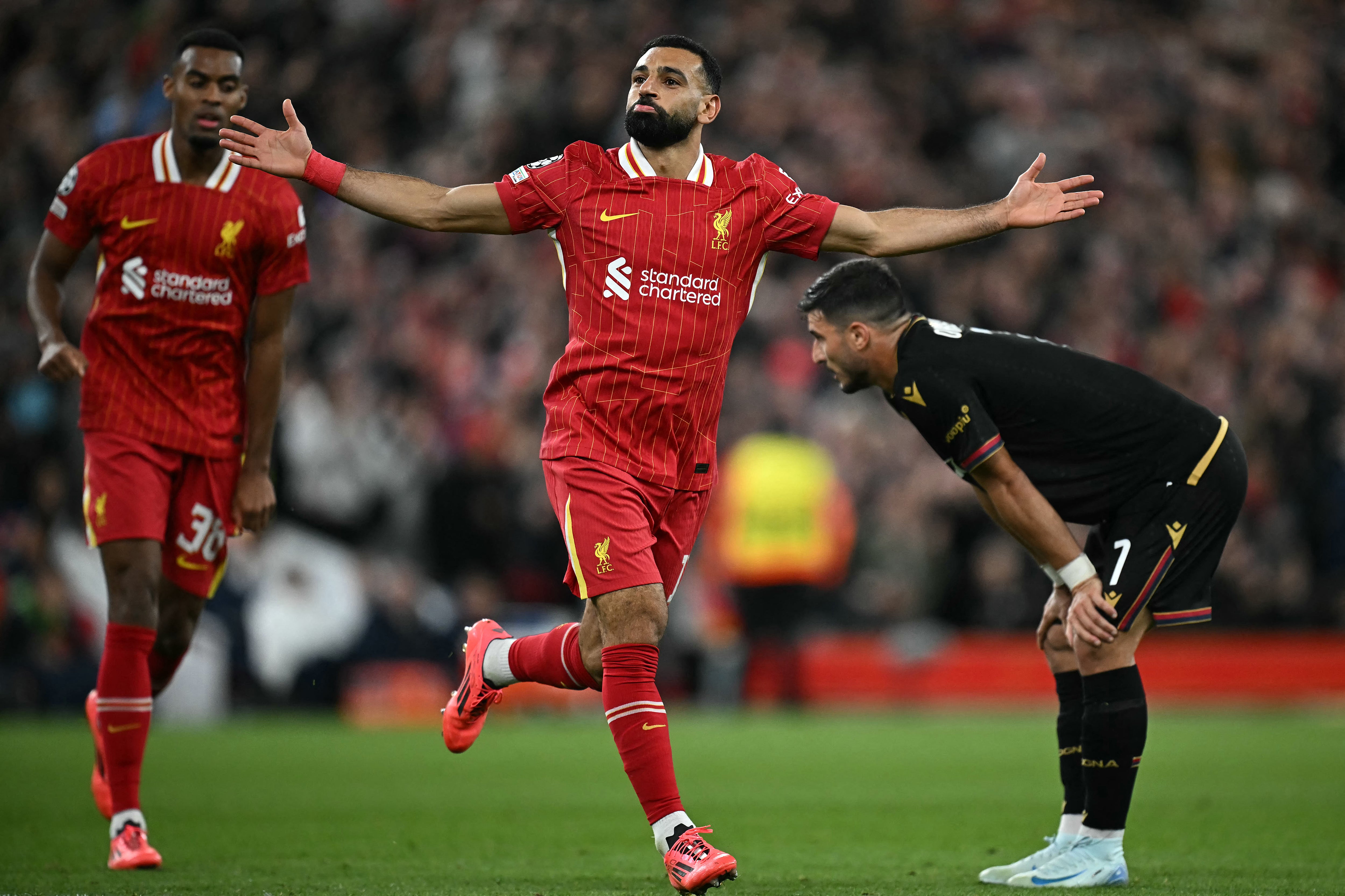 ‘Mighty Mo’ Salah scored Liverpool’s second