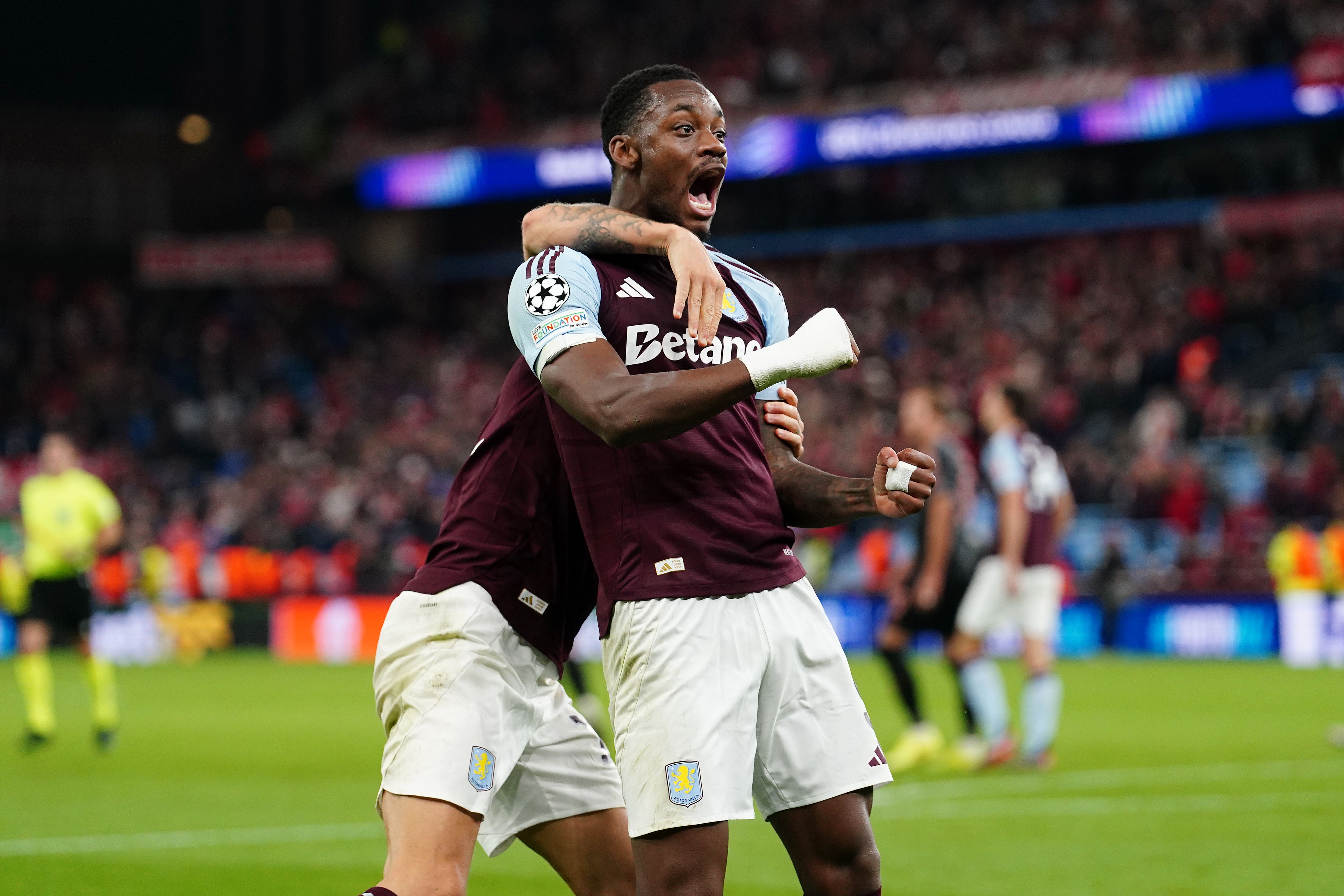 Jhon Duran fired Aston Villa to a famous victory over Bayern Munich