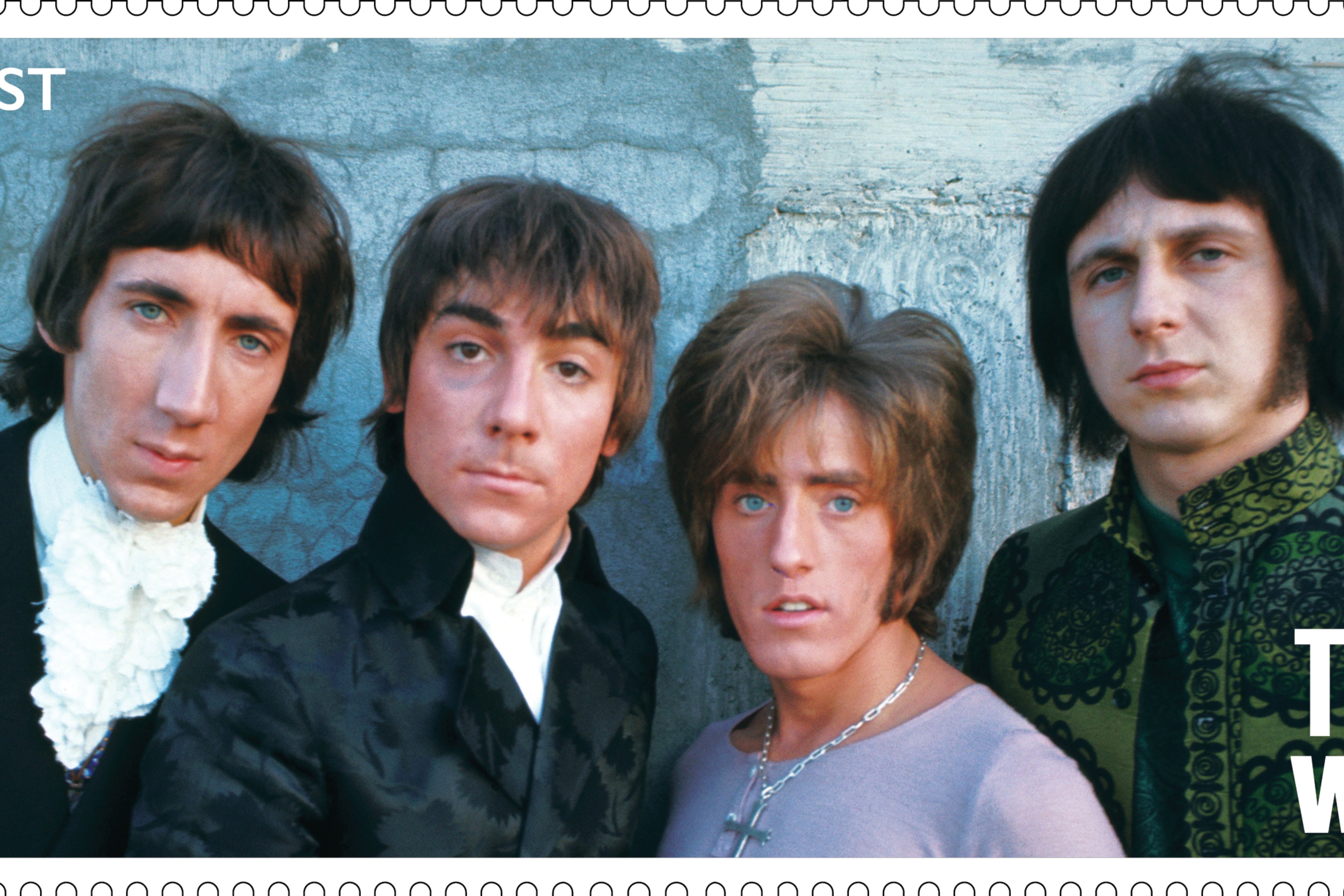 Royal Mail is issuing a special set of stamps to mark the 60th anniversary of veteran rock band The Who (Royal Mail/PA)